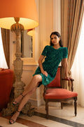 Yumi Green Sequin Tunic Dress